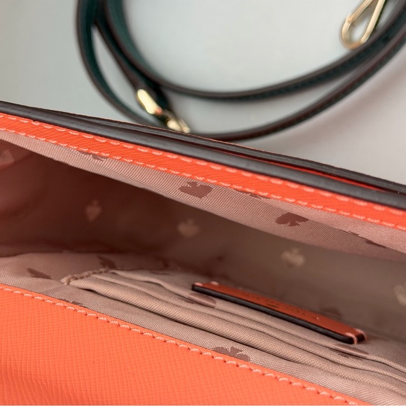 Kate Spade Orange and Cream Crossbody Bag - Picture 10 of 12